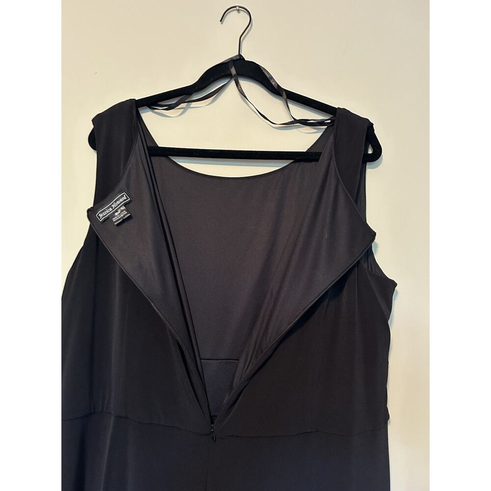 Jessica Howard Two Piece Black & White Maxi Dress 22W - Picture 7 of 14